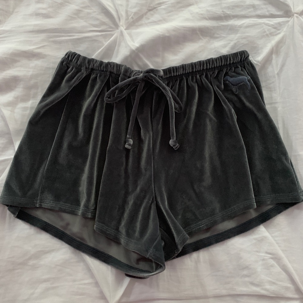 VS Pink Velvet Shorts